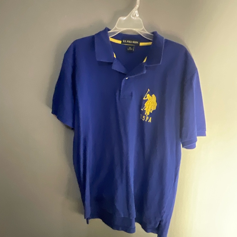 US Polo‎ Assn USPA Mens Polo Shirt XL  Big Pony Logo Number 3 Mens Large